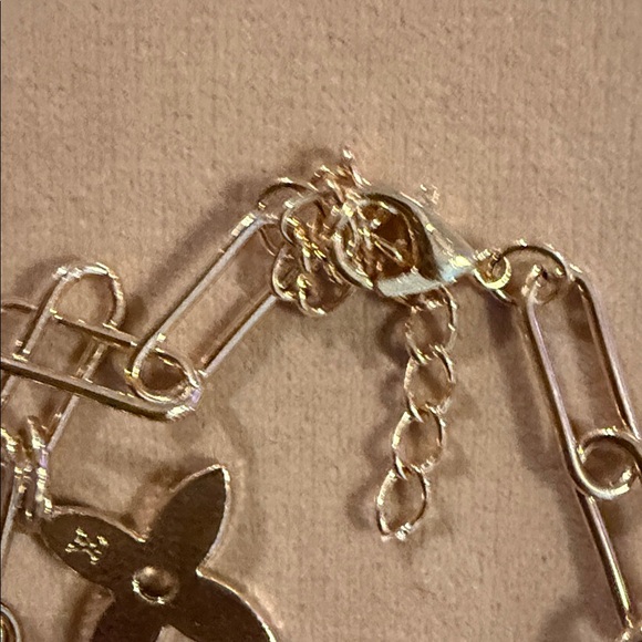 Elegant Multicolor Charm Bracelet 14k gold plated - Picture 3 of 6